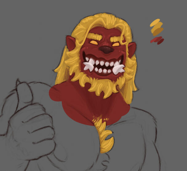 Middle Shawn, his little &quot;power&quot; where he gets to transform into a beastly version of himself for a short period of time. Created to fight an enemy, and with no much use now in his day to day life.